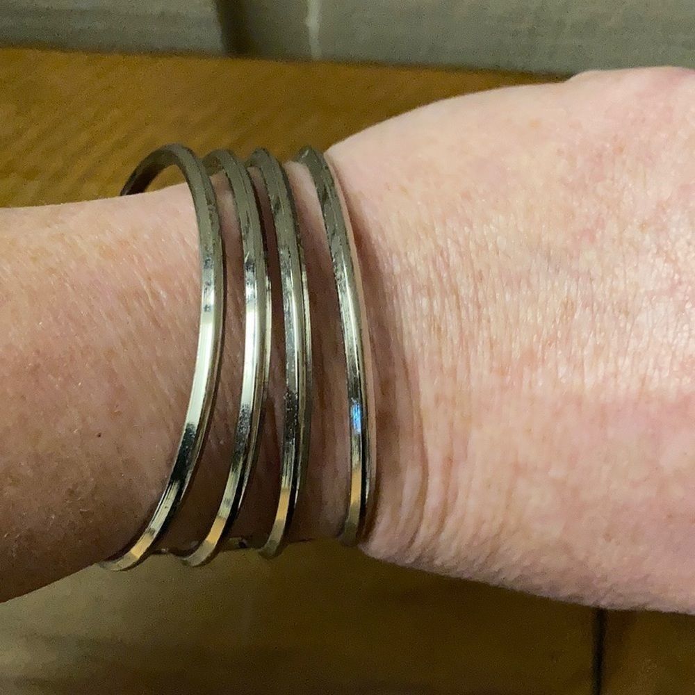 5/$25 silver cuff bracelet (faux)